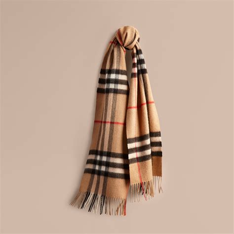 burberry classic check cashmere scarf sale|Burberry cashmere check scarf beige.